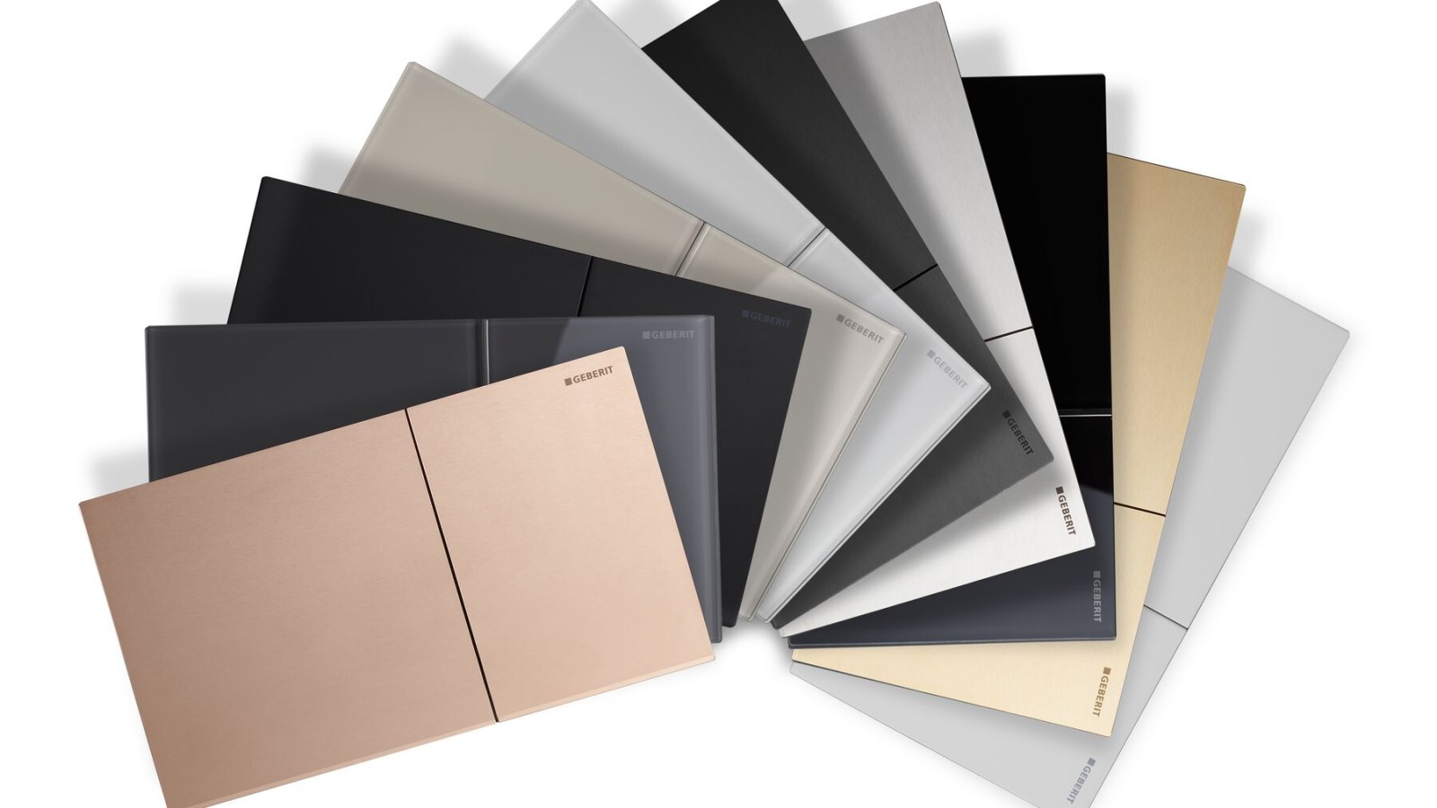 Geberit Sigma70 loputusplaadile saadaolevate pindade valik Geberit Sigma70 loputusplaadile saadaolevate pindade valik