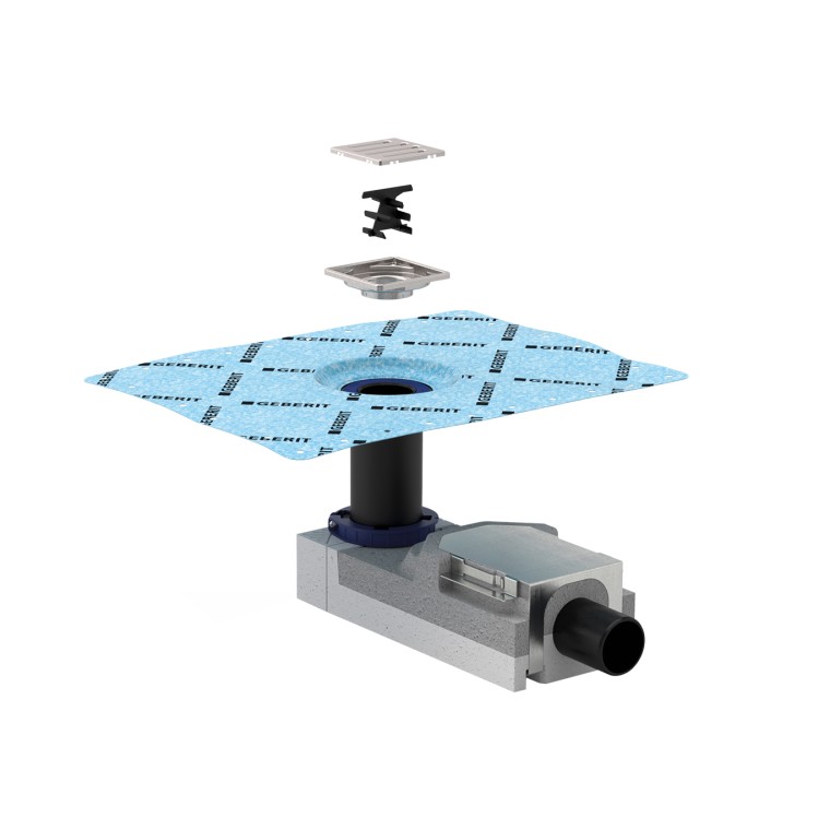 Geberit'i paigalduskomplekt duši põrandaäravoolule Geberit'i paigalduskomplekt duši põrandaäravoolule