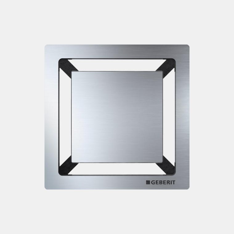 Geberiti põrandaäravool dušile koos nelinurkse disainkaanega Geberiti põrandaäravool dušile koos nelinurkse disainkaanega