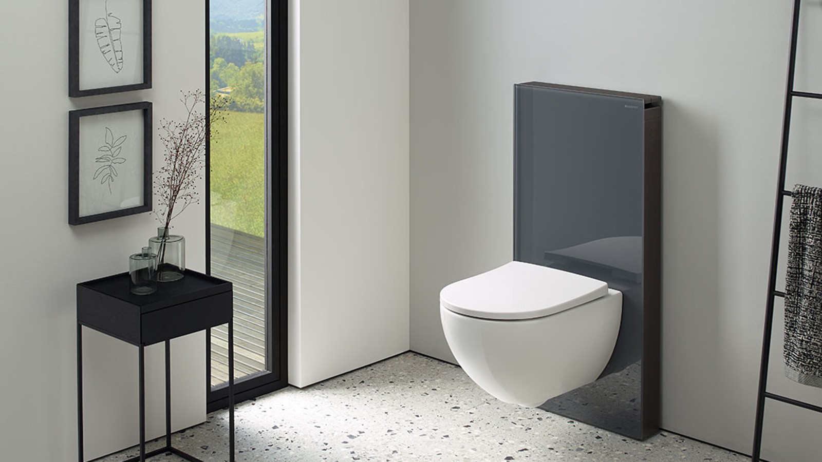 Geberiti sanitaarmoodul Monolith, laava Geberiti sanitaarmoodul Monolith, laava