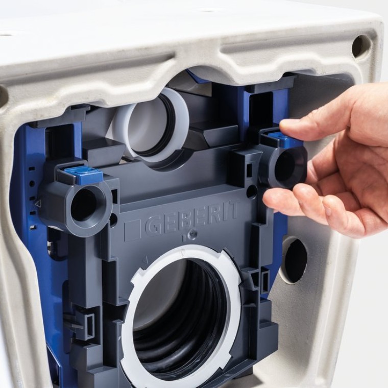 Geberit ONE'i WC integreeritud võimekusega kõrguse reguleerimiseks Geberit ONE'i WC integreeritud võimekusega kõrguse reguleerimiseks