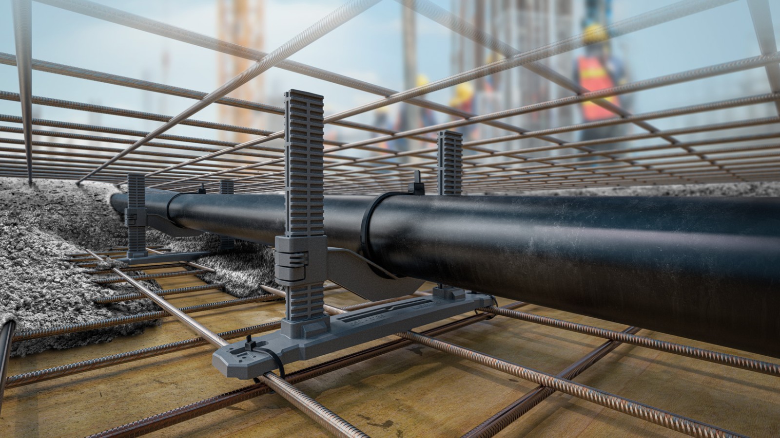 Geberit betooni valatud kinnitusklamber Geberit betooni valatud kinnitusklamber