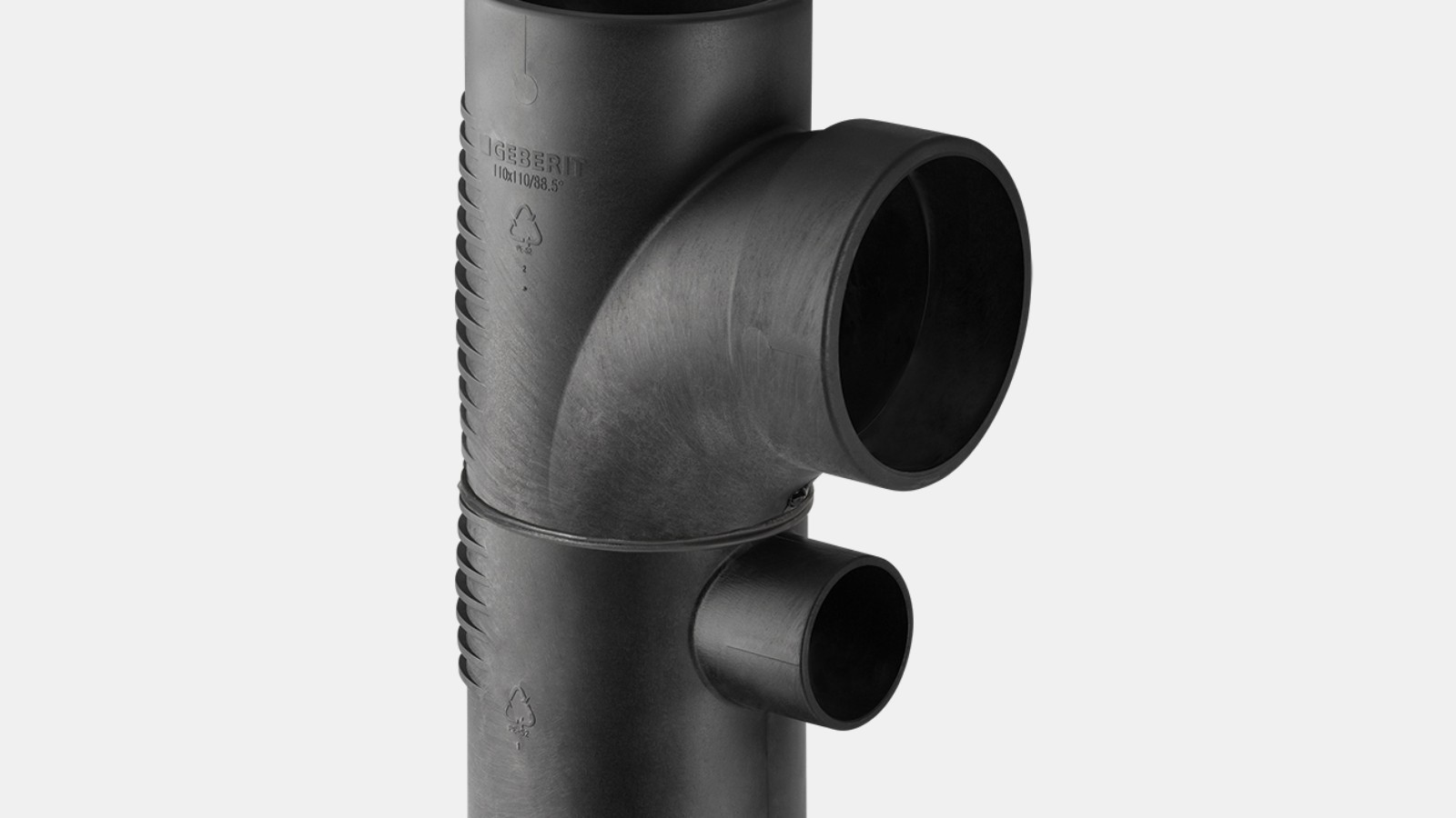 Geberit Silent-db20 kombipõlvliitmik 88,5° Geberit Silent-db20 kombipõlvliitmik 88,5°