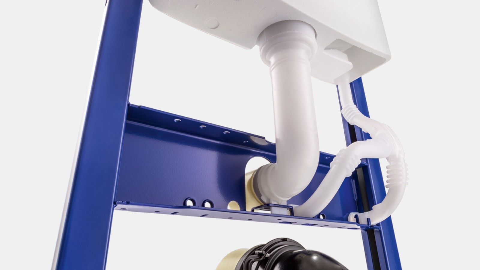 Geberiti varjatud loputuskast koos tühitoruga veeühenduse jaoks Geberiti varjatud loputuskast koos tühitoruga veeühenduse jaoks