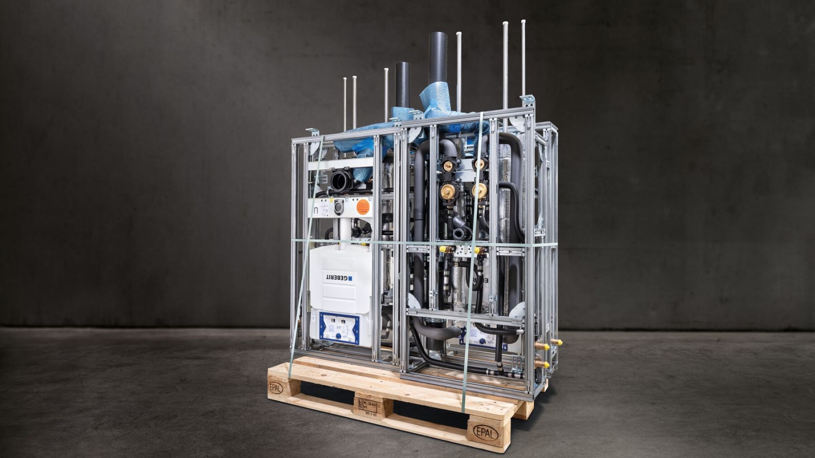 Monteeritav Geberit GIS paigaldussüsteem