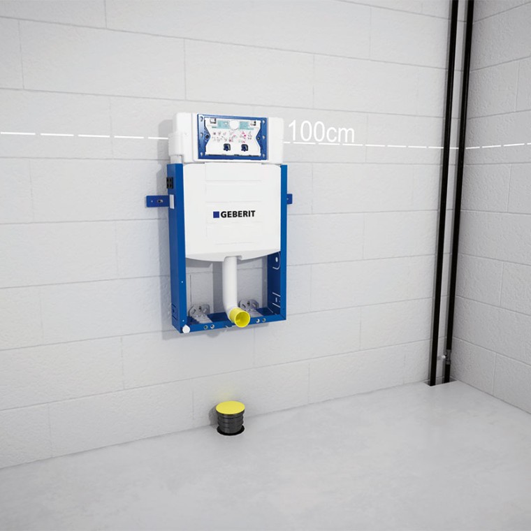 Fixing the Geberit Kombifix concealed cistern Fixing the Geberit Kombifix concealed cistern
