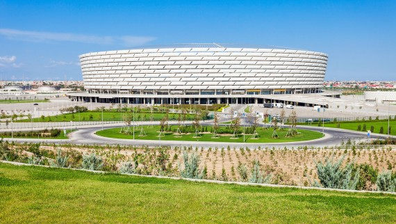 Bakuu Olimpiyat Stadyumu, Bakuu, Aserbaidžaan © Andrei Krobostov / Alamy Stock Photo