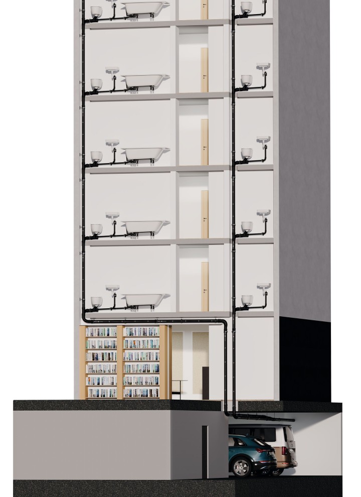 Paigaldamine Geberit Silent-Pro SuperTube’iga Paigaldamine Geberit Silent-Pro SuperTube’iga
