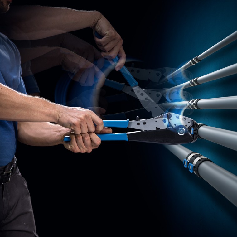 FlowFit vajab kõigi torumõõtmete jaoks ainult 2 pressimislõuga FlowFit vajab kõigi torumõõtmete jaoks ainult 2 pressimislõuga