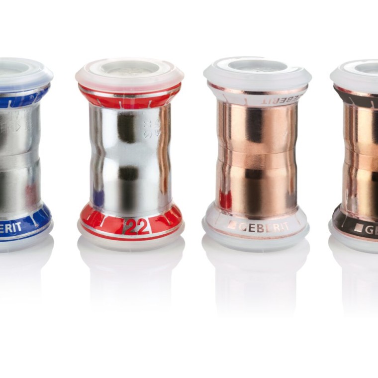 Geberit Mapress liitmikud erinevatest materjalidest kaitsekorgiga Geberit Mapress liitmikud erinevatest materjalidest kaitsekorgiga