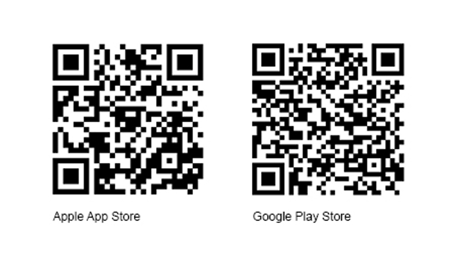iOS ja Android QR-koodid iOS ja Android QR-koodid