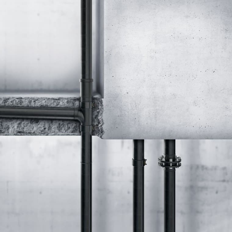 Geberit PE saab paigaldada ka betooni Geberit PE saab paigaldada ka betooni