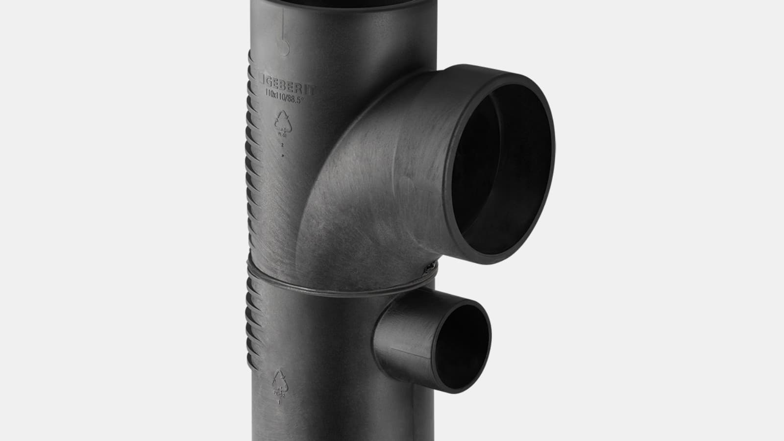 Geberit Silent-db20 kombipõlvliitmik 88,5° Geberit Silent-db20 kombipõlvliitmik 88,5°