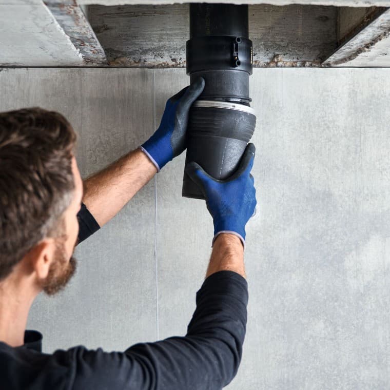 Geberit Silent-db20 Offseti liitmiku paigaldamine Geberit Silent-db20 Offseti liitmiku paigaldamine